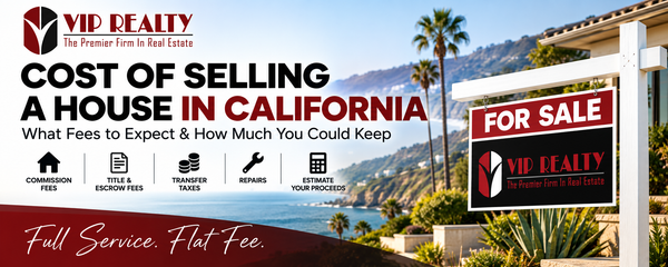 Cost of Selling a House in California: Seller Fees & Closing Costs